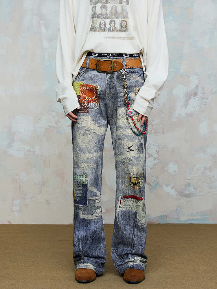 Millionaire Mindset expression Jeans